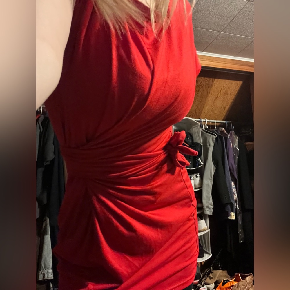 Red dress